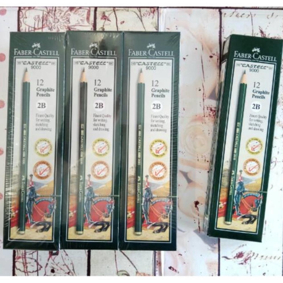 

KODE O9P4 Pensil 2B Faber Castell Original 12 Pcs