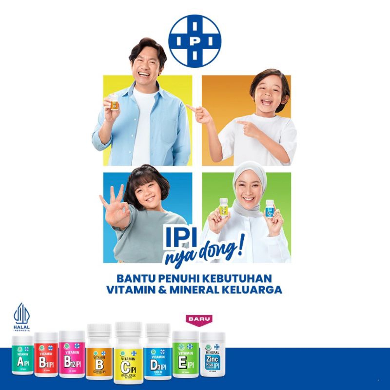 IPI Vitamin A B1 B12 B Complex C D3 D3+K2 E Mineral Magnesium Calcium Zinc Plus Selenium