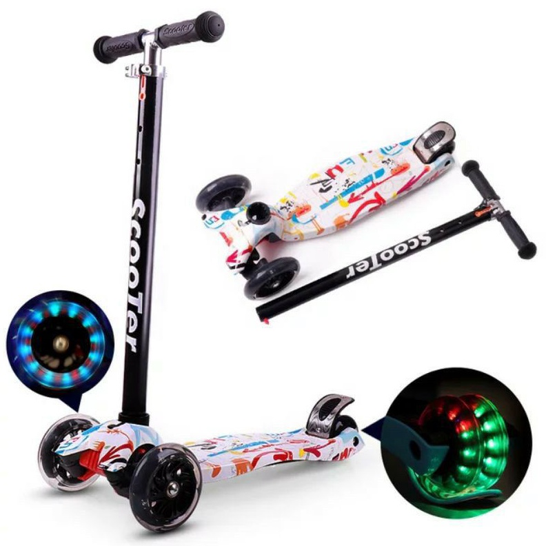 Skuter Anak Roda 3 Otopet Kickboard Scooter KODE S4E7