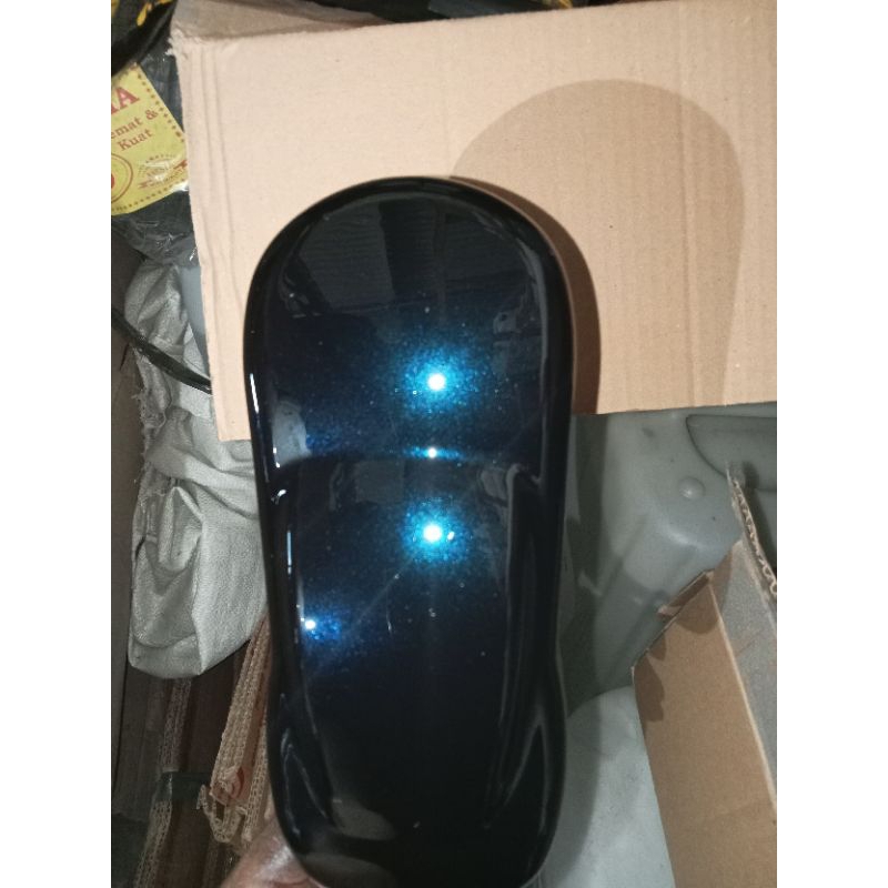Cat Hitam Lembayung Biru PU/Cat Hitam Metalik Biru