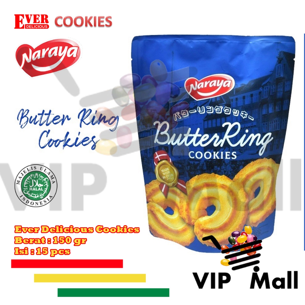 

Naraya Butter Ring Cookies 150Gr.