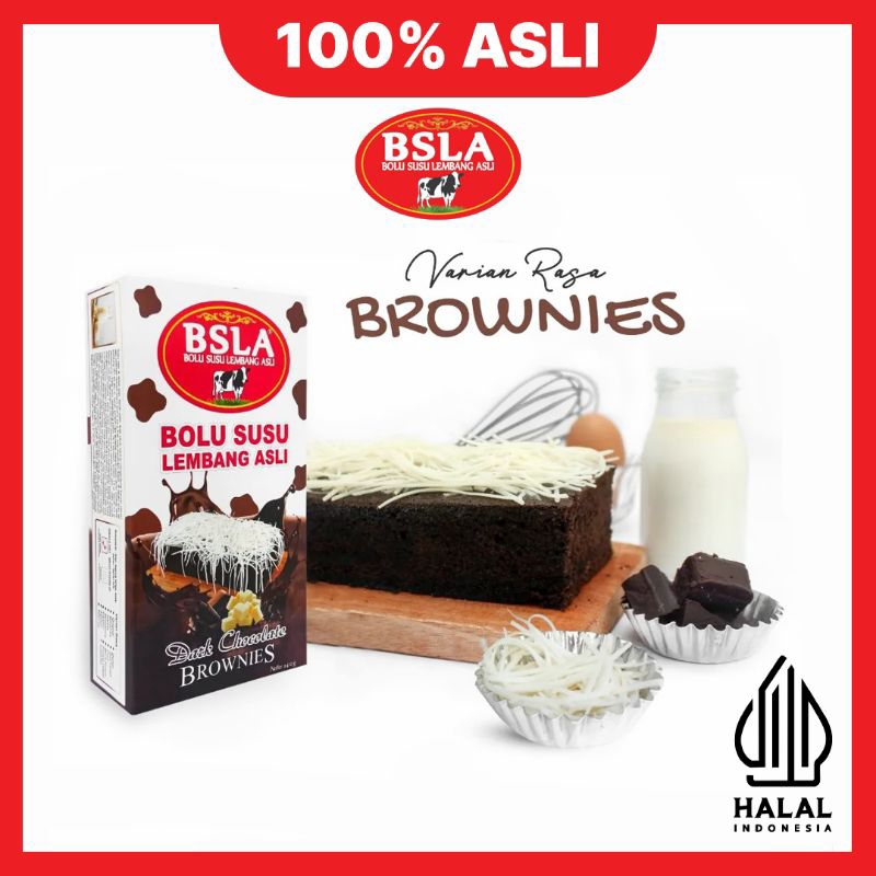 Bolu Susu Lembang Asli - Brownies