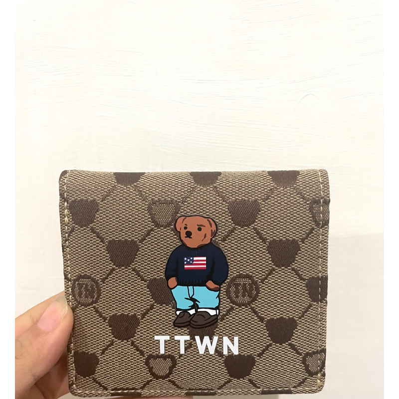 TTWNBEAR DOMPET LIPAT WANITA DOMPET UANG KARTU ORIGINAL TTWN BEAR