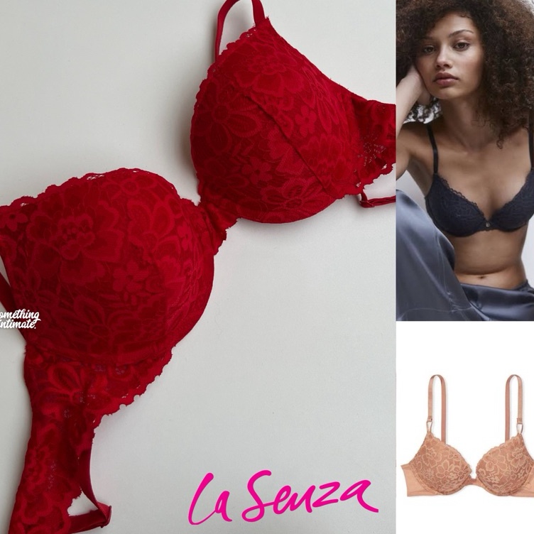 KODE A9I4 Lasenza Remix Pushup Plunge Bombshell Bra  La Senza Super Push Up Bra  LSZ Lightly Padded 