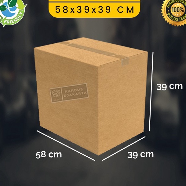 

KF7 KARDUS KARTON BOX BESAR POLOS Uk 58x39x39 CM