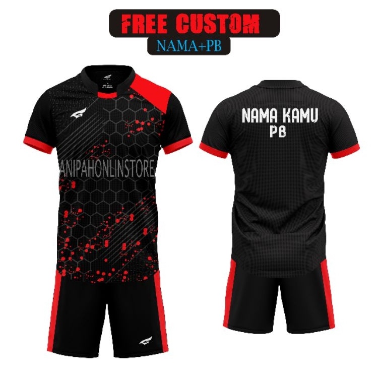 Pasti Ready   Free nama  nama pb  Jersey badminton pria wanita baju bulutangkis dewasa kaos badminto
