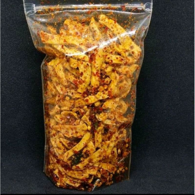 

Basreng Virall 75 Gr Bumbu Rempah Pedas Cikruh Daun Jeruk Super Mantap