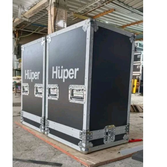 Hardcase Case Fligtcase Speaker Aktif Huper AK15A Ha 400 15 in Sepasang Dobel Handle