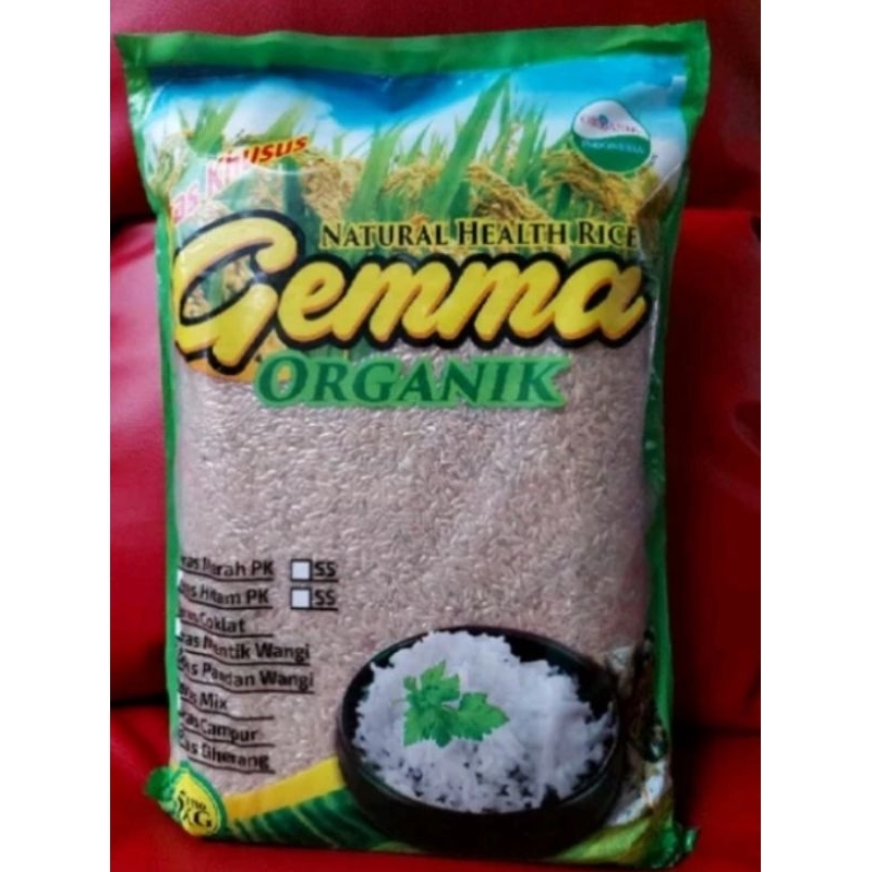

Beras Coklat organik gemma 5 kg