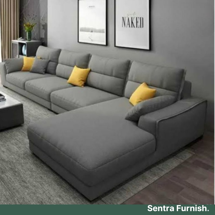 Sofa Jumbo Sofa  L Modern ,Sofa ruang tamu ,Sofa minimalis - Sentra Furnish
