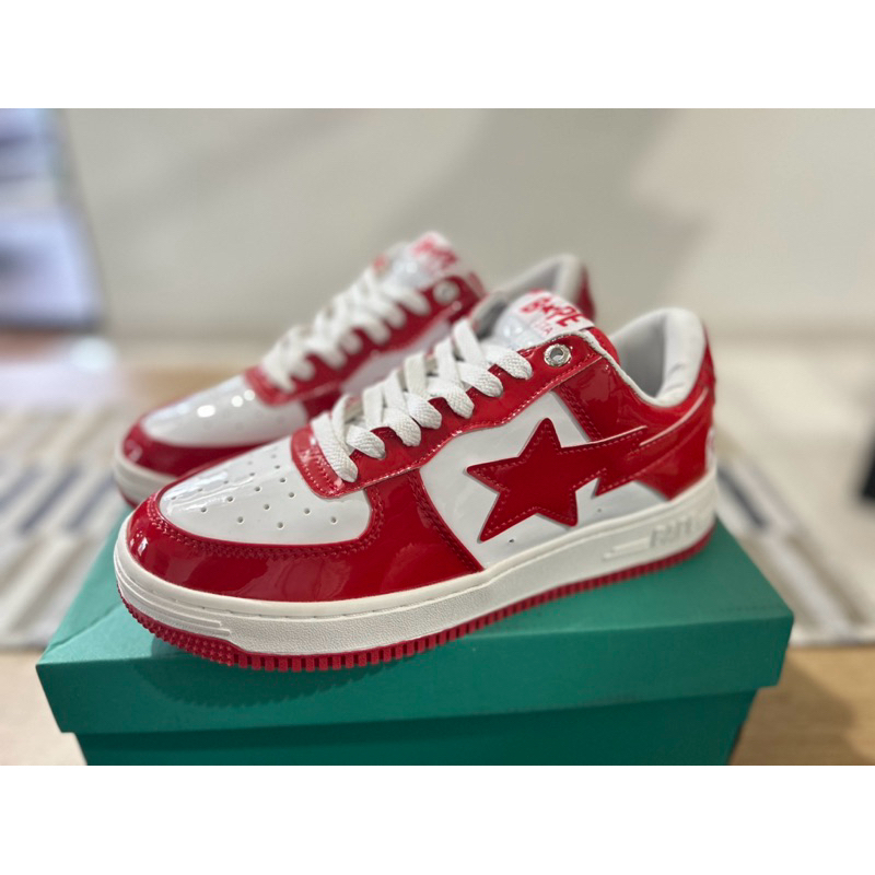 BAPE STA #5 WHITE STARRY RED