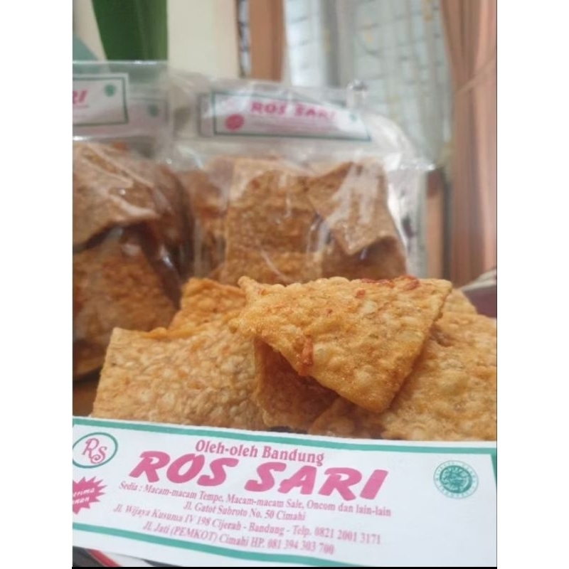 

Keripik Tempe Pedas Manis 1KG Oleh Oleh Bandung