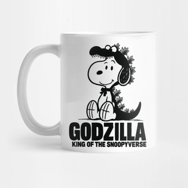 Mug Cangkir Snoopy Zilla - Snoopy