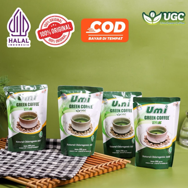 UMI GREEN COFFEE melunturkan lemak, promil, dan kesehatan
