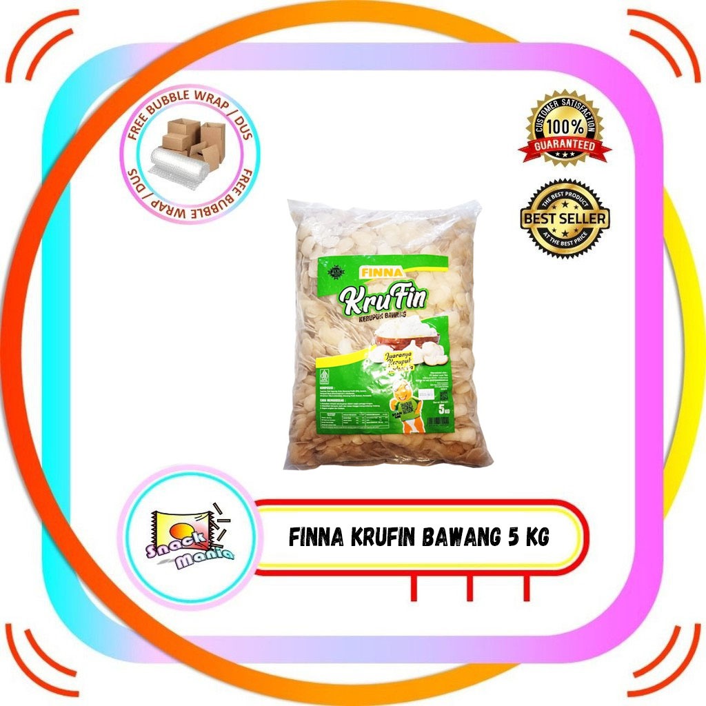 

Finna KruFin Kerupuk Bawang 5 kg Krupuk