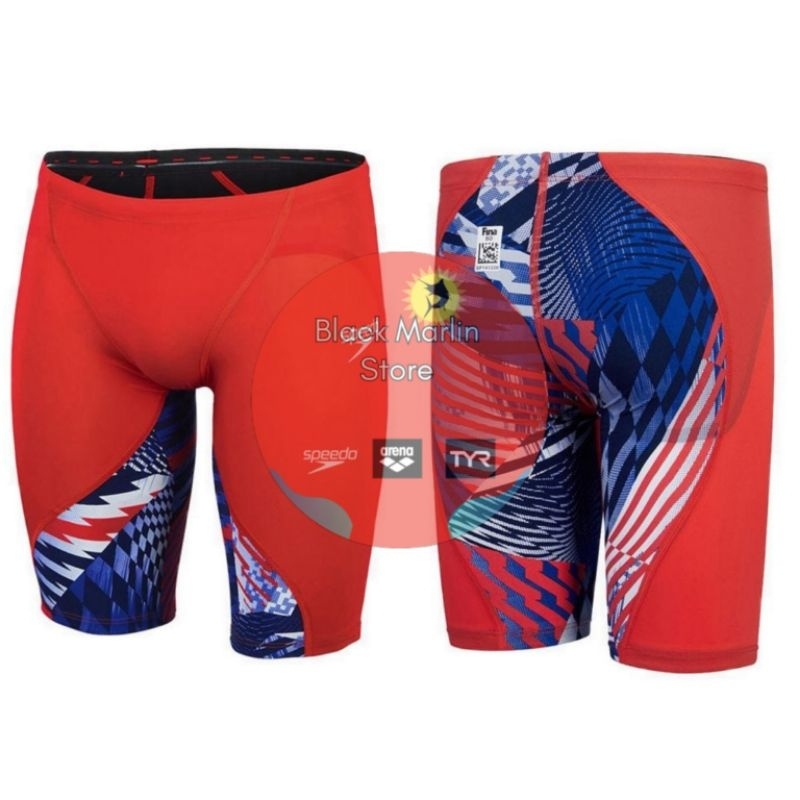 Speedo Fastskin LZR Ignite jammer Junior (Flame/Red/White)