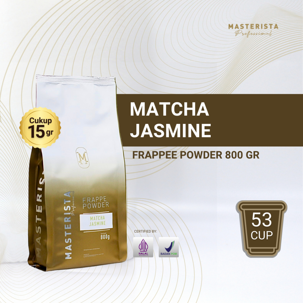 

Bubuk Minuman Masterista Matcha Jasmine / Bubuk Minuman Rasa Matcha Jasmine / Bubuk Matcha Jasmine