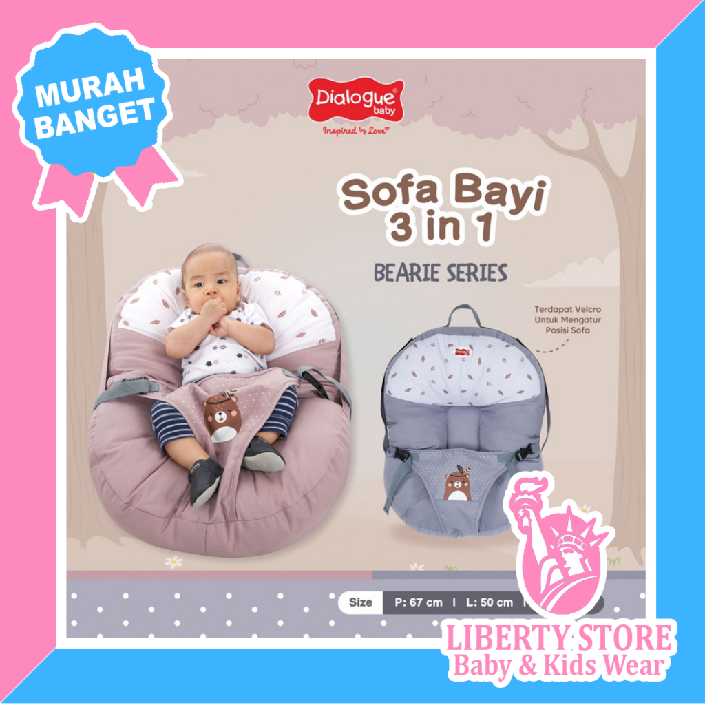 Sofa Baby DIALOGUE BABY SOFA 3IN1 BEARIE SERIES DGK9305
