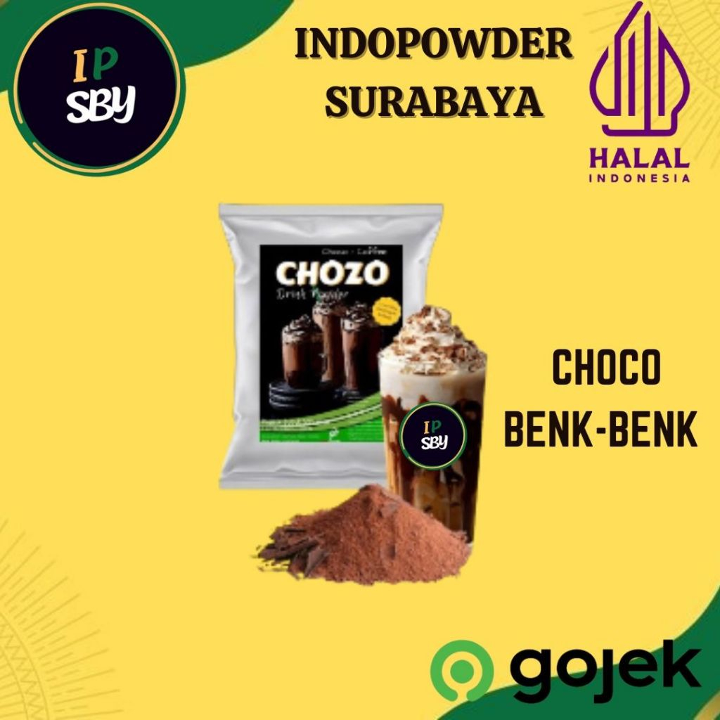 

IDPSBY | Minuman Coklat rasa CHOCO BENK-BENK 1Kg | Bubuk Minuman Coklat rasa CHOCO BENK-BENK | CHOCO BENK-BENK Powder 1Kg | 1