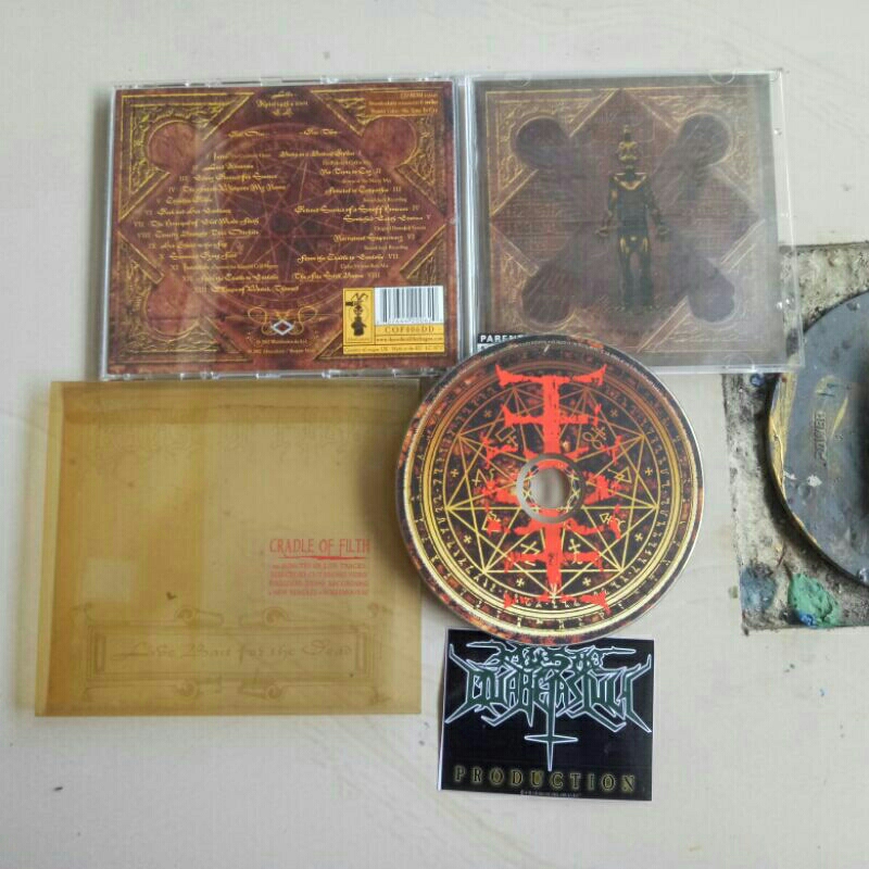 CRADLE OF FILTH LIVE BAIT FOR THE DEAD ORIGINAL CD AUDIO