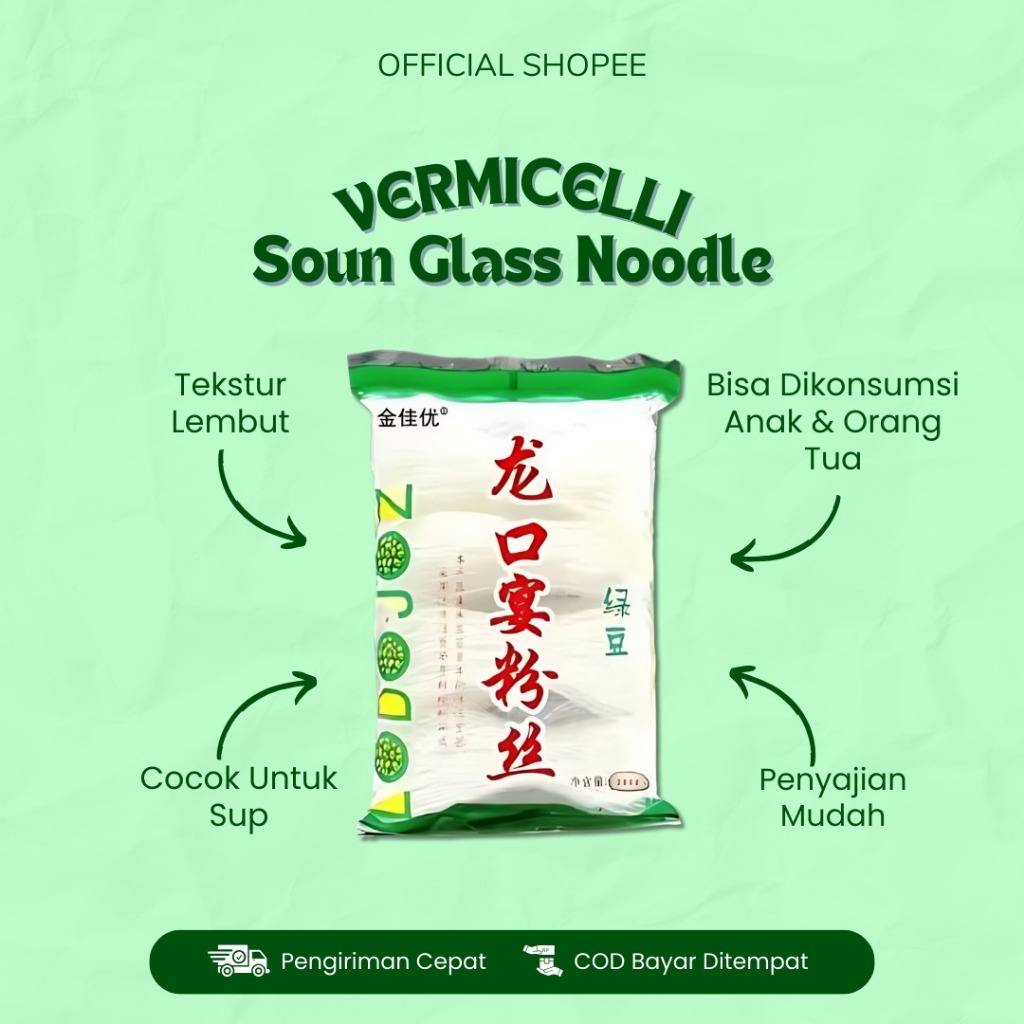 

(halal) vermicelli/ soun glass noodles 200g