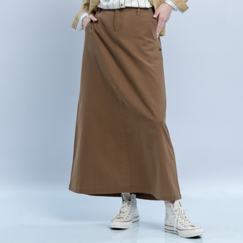 FLAMOUSH VINCEN Brown Skirt Wanita (Tag. 509.900)