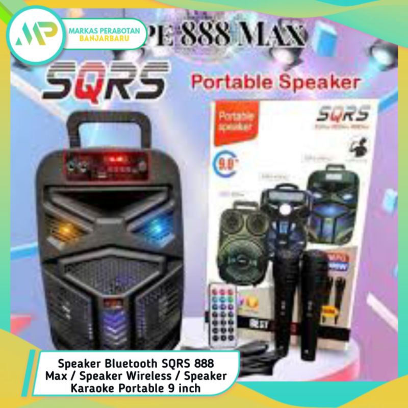 Speaker Bluetooth SQRS 815 Max / Speaker Wireless SQRS 888 Max / Speaker SQRS 885 Bluetooth / Speake