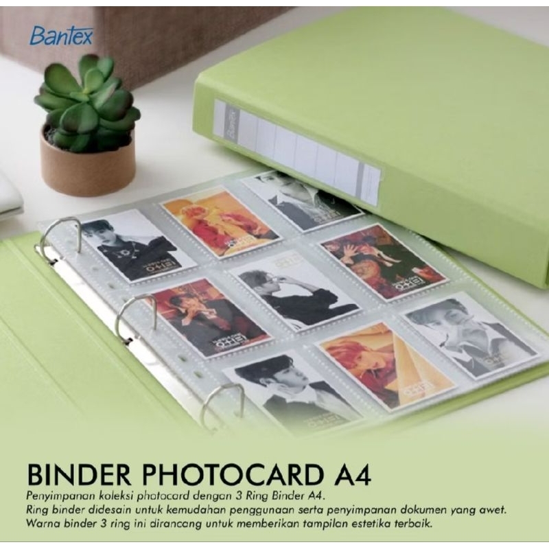 

Bantex Binder Photocard A4 3 Ring D Warna Pastel