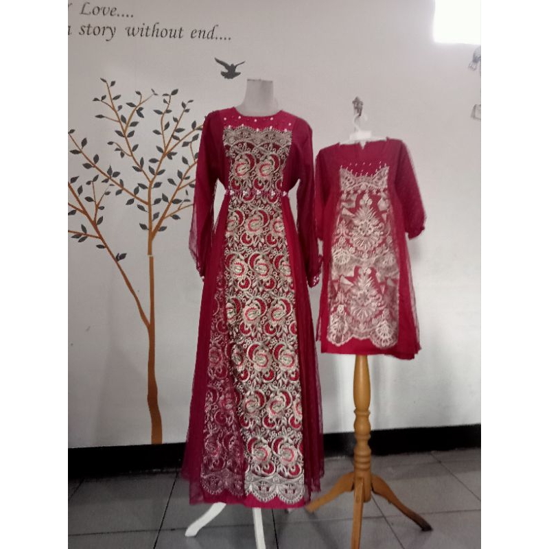 preloved couple baju lebaran ibu dan anak