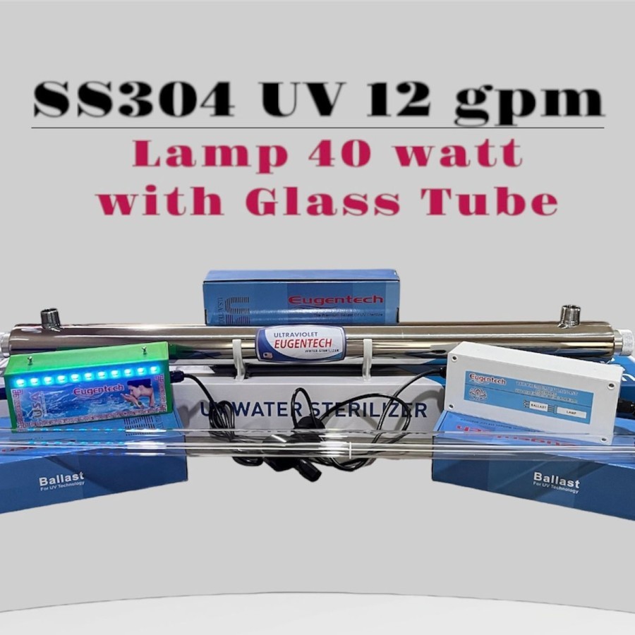 UV Water Sterilizer 12GPM - USA Technology - UV SET 12 GPM