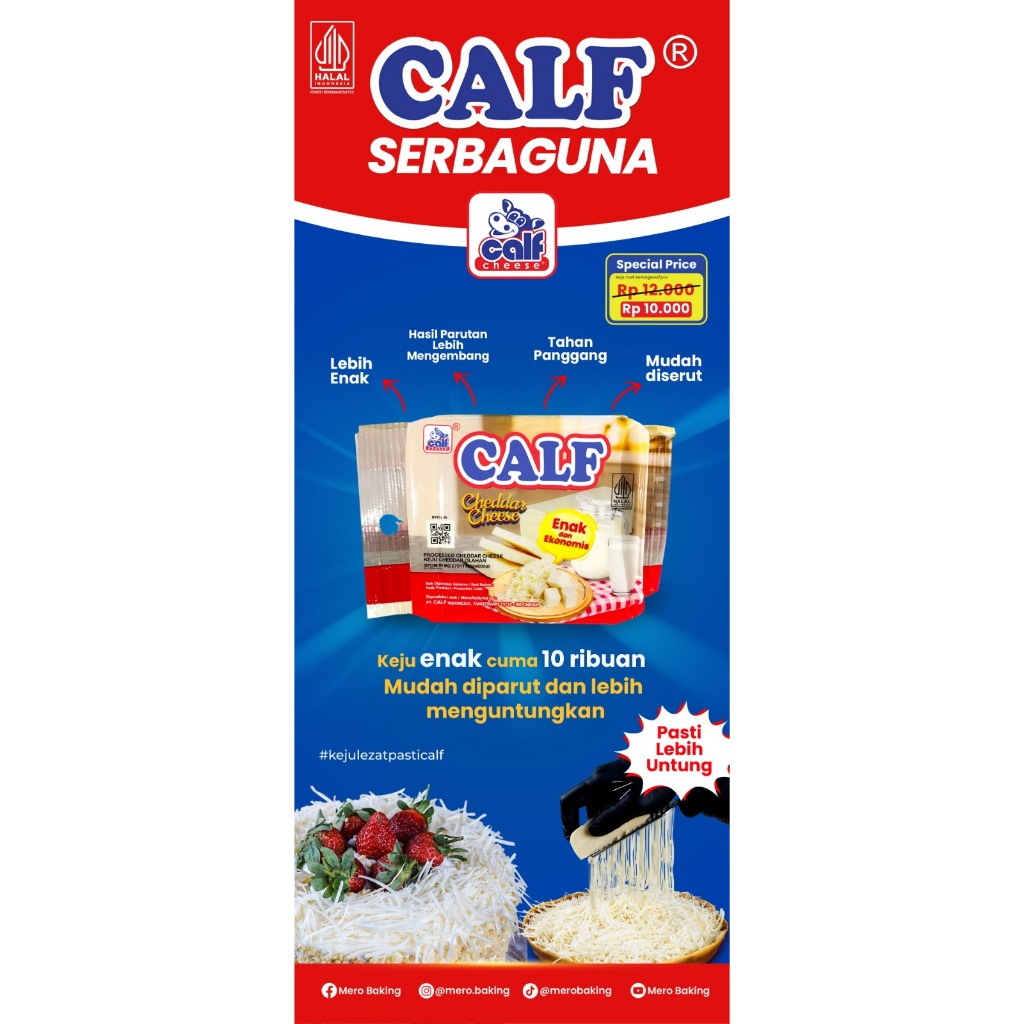 

Keju Calf Serbaguna 200gr