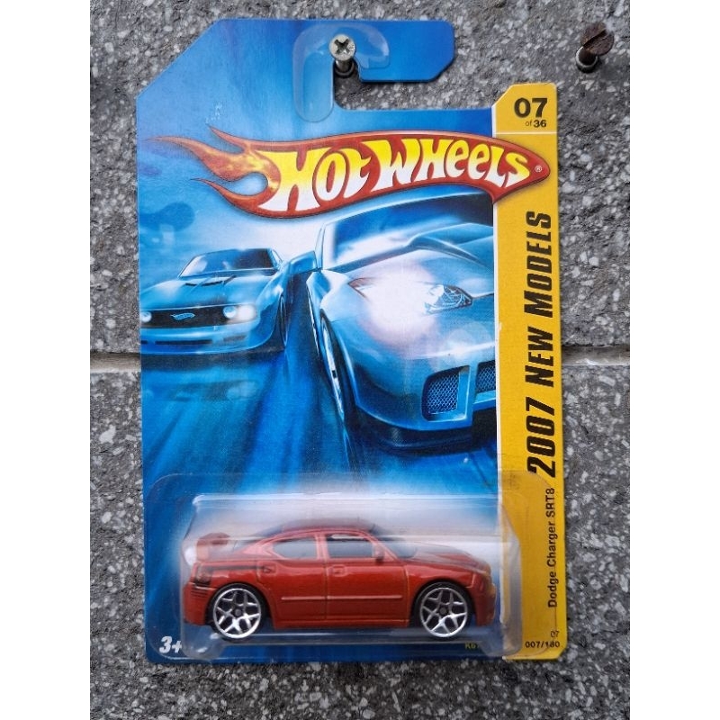 HOT WHEELS DODGE CHARGER SRT8 MERAH