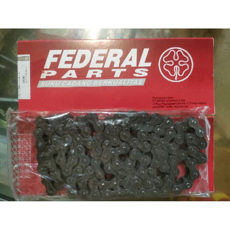 Rantai Motor Federal 420-108 Supra X125, Helm In, Vega ZR