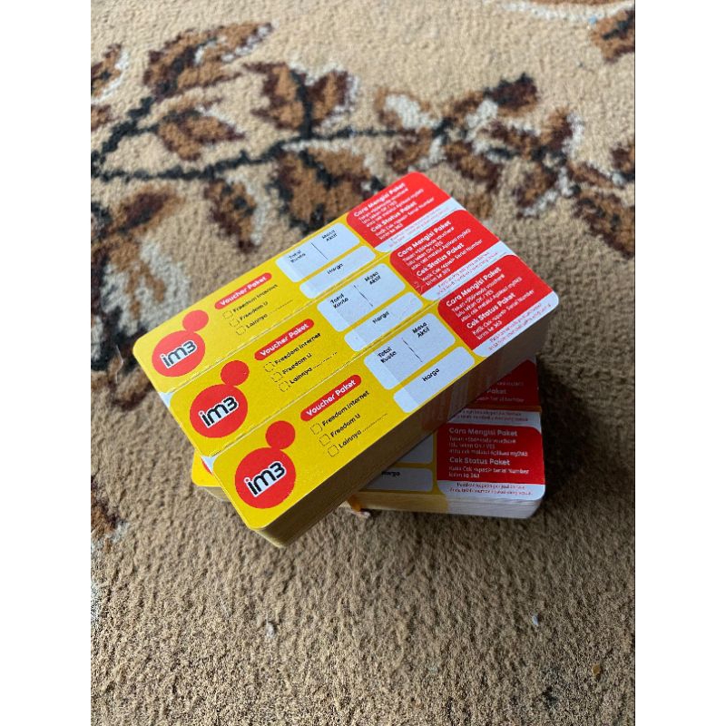 VOUCHER KOSONG INDOSAT IM3