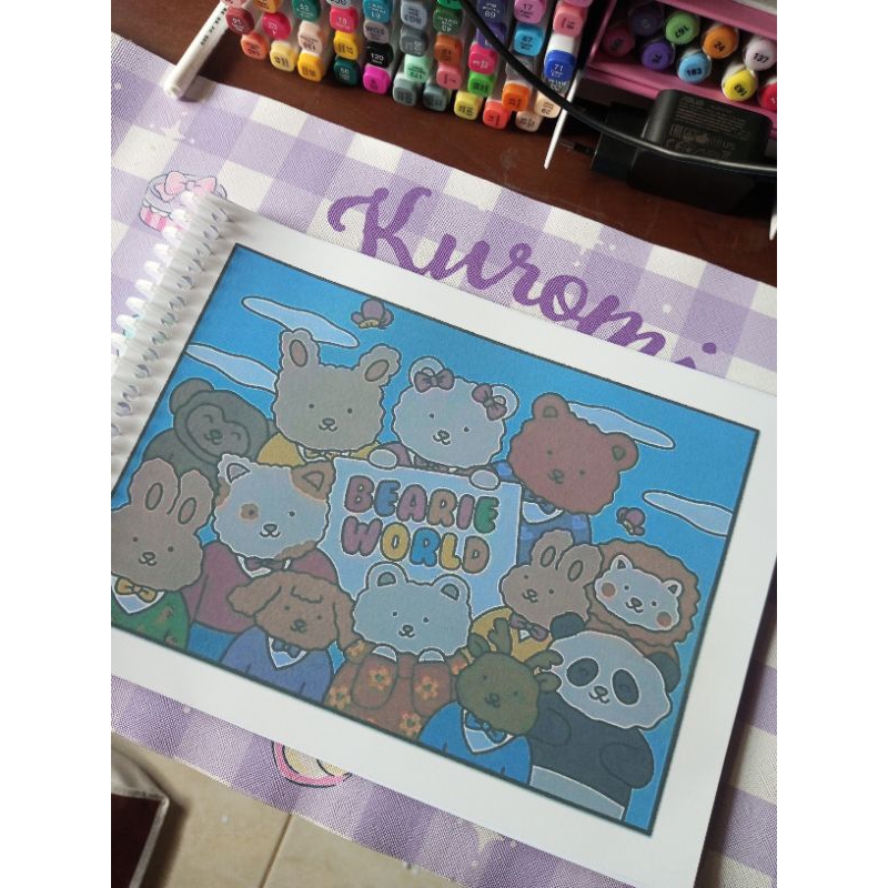 

[BUY 1 GET 3] Bearie World vol. 2 Healing Coloring Book 200gsm