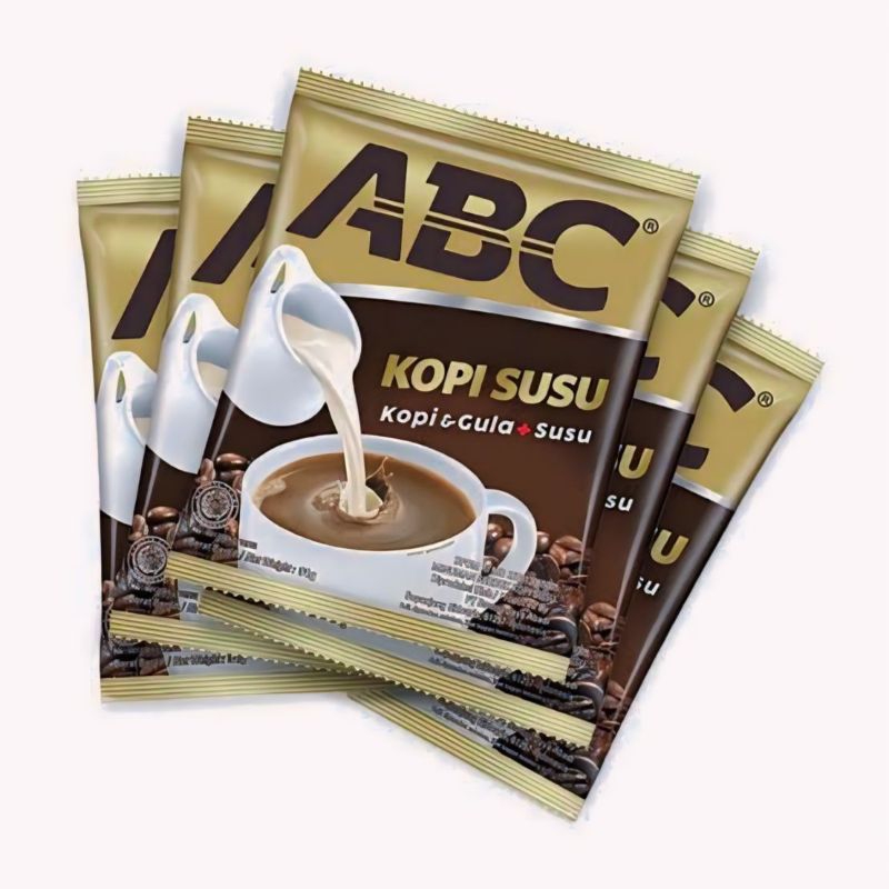 

Kopi ABC Susu - Harga 1 Renceng (10 Saset) - Kopi Instan tinggal seduh