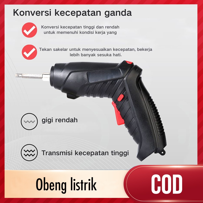 Set Bor / Obeng Tanpa Kabel  / Bor Tangan Mini  / Obeng Mini / Obeng Mekanik Mini