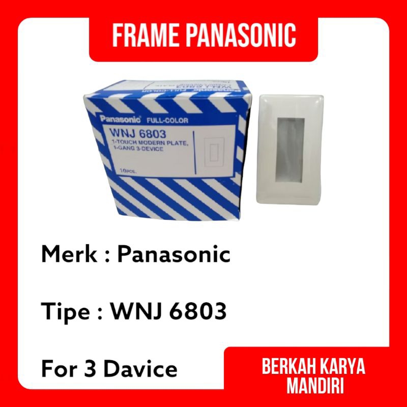 Frame Panasonic WNJ 6803 / Papan Saklar Stop Panasonic