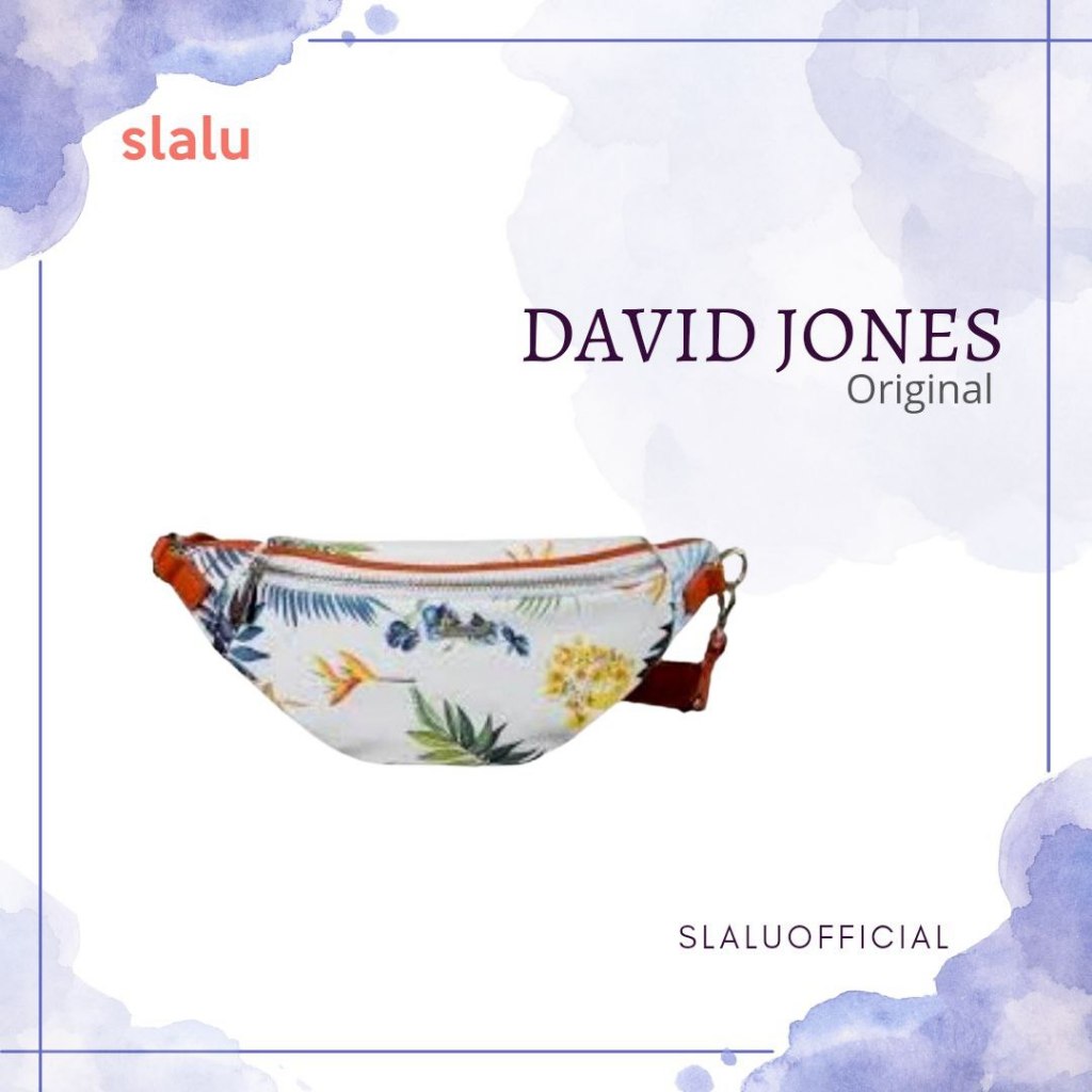 Tas Waistbag Wanita Branded David Jones Talia