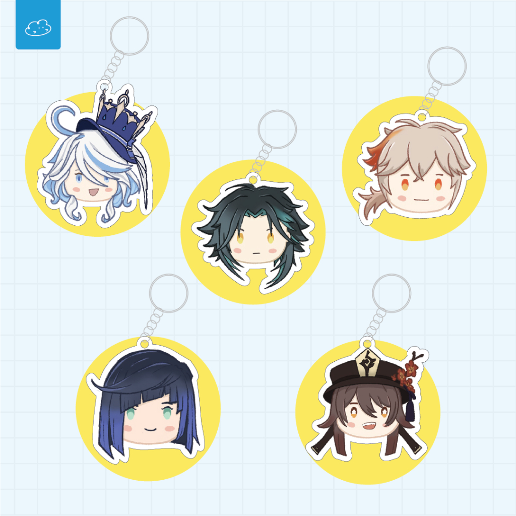 [CLEARANCE] Gantungan kunci Genshin Impact | Genshin Impact Keychain Acrylic