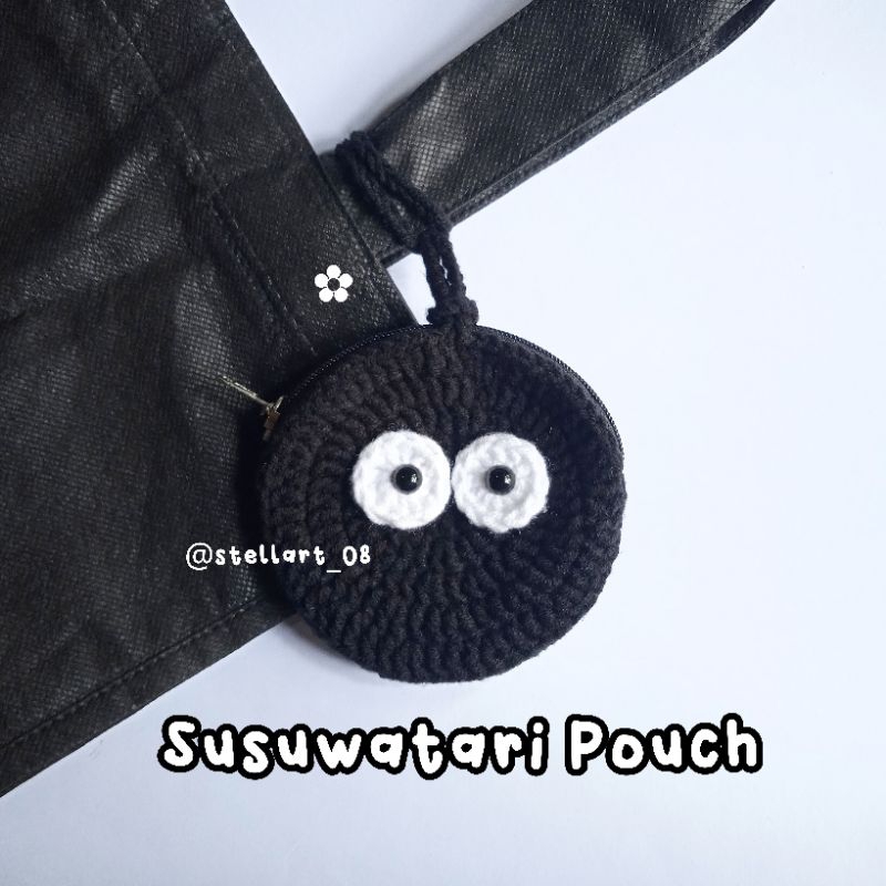 Susuwatari Ghibli Pouch Rajut Airpod Case