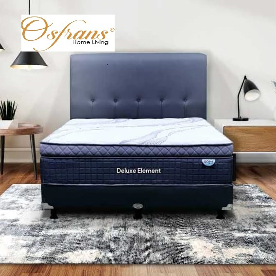 FULL SET Central Springbed Element Deluxe Pillow Top - FULLSET - Bonita Gemini