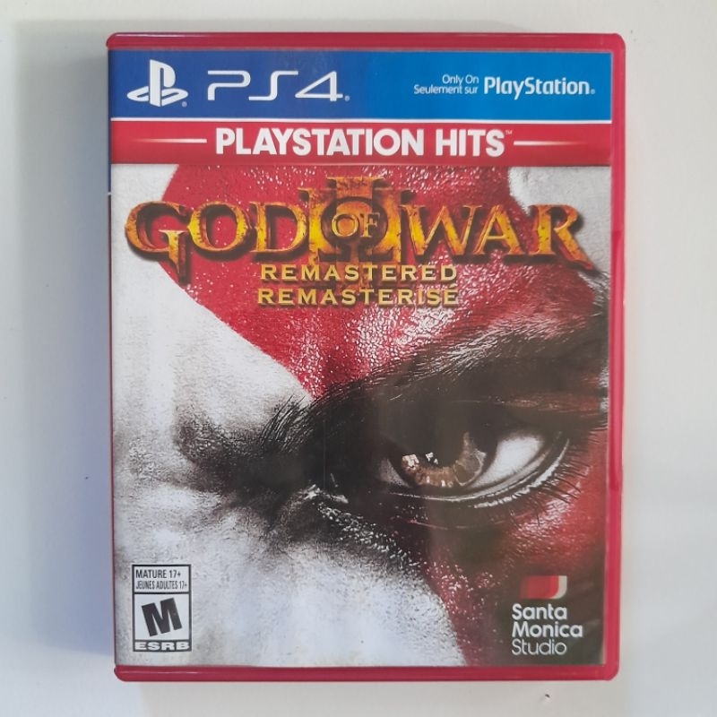 BD PS4 kaset ps4 god of war 3 remastered god of war3 gow3