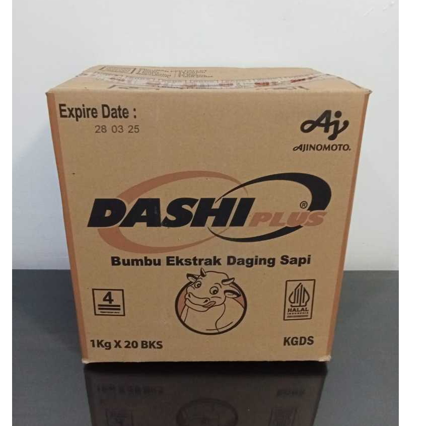 

DASHI Plus Ajinomoto Kaldu Sapi / Karton 1 kg x 20 bks