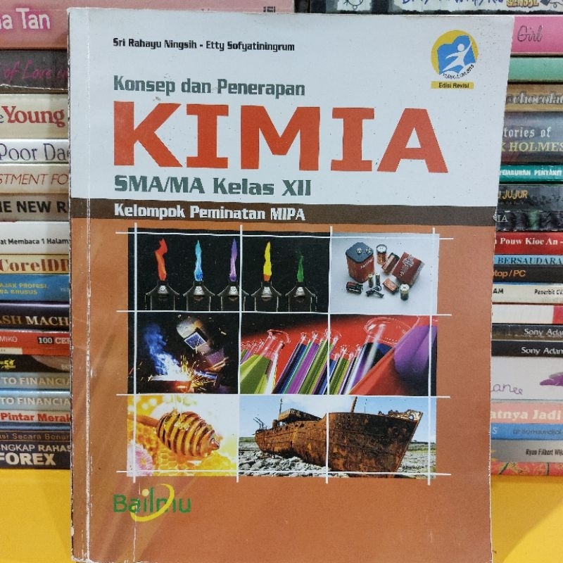 Buku pelajaran kimia sma kelas 12 bekas