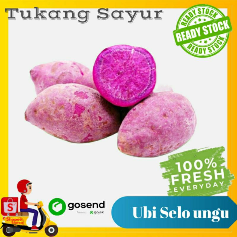 

Ubi Selo ungu - ubi ungu - Tukang Sayur Palembang