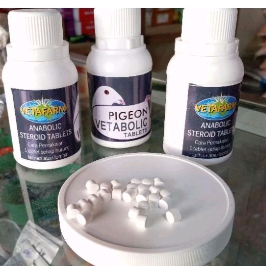 VETABOLIC VETAFARM DOPING MERPATI PLAYER ASLI KERAS
