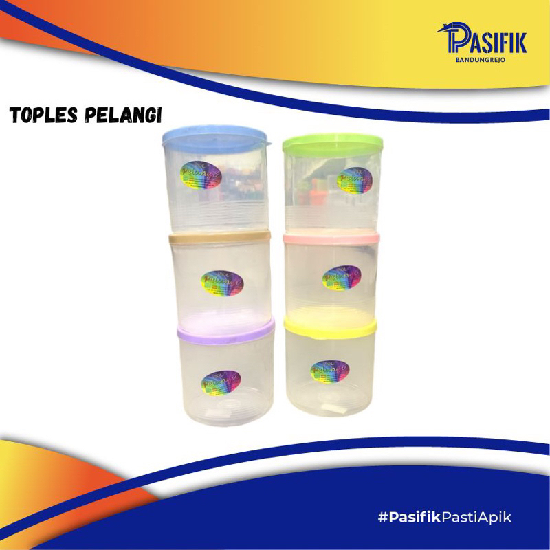 TOPLES PELANGI TRANSPARAN VIOLA