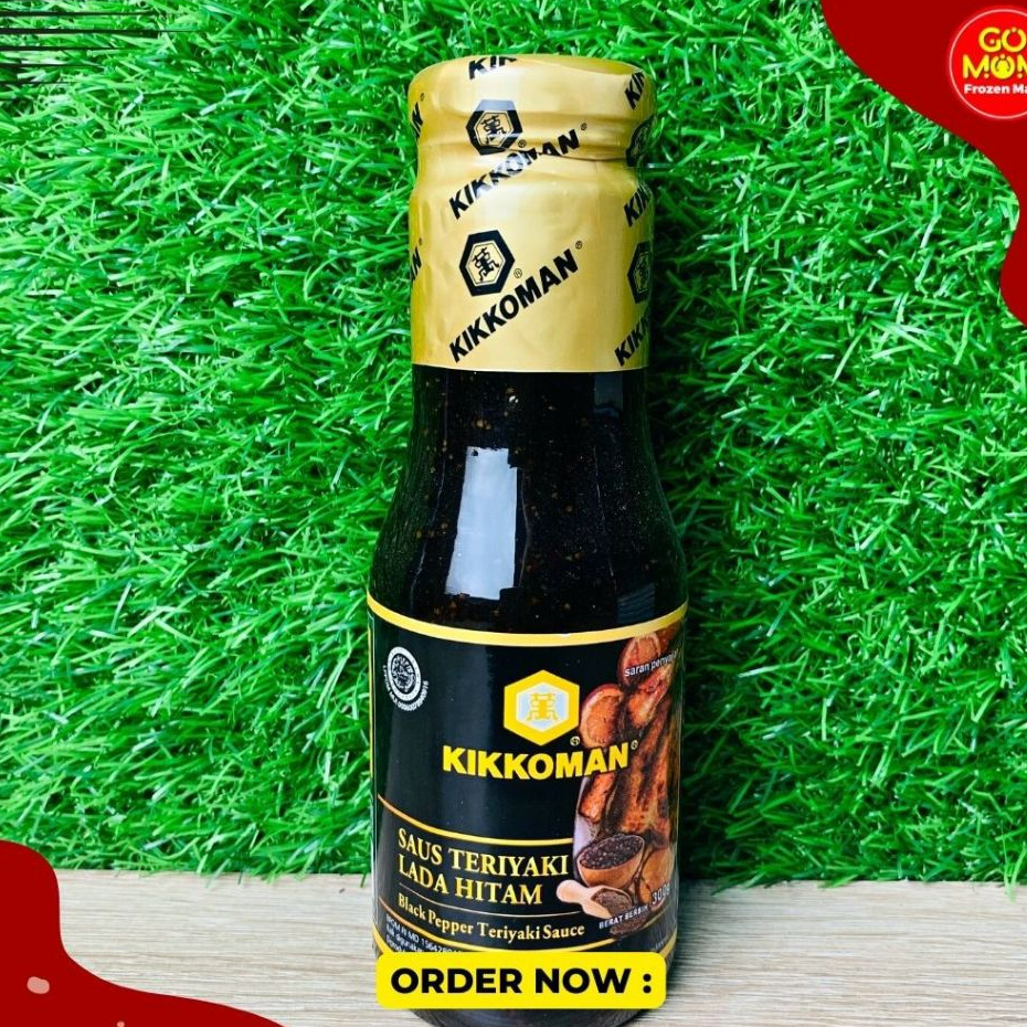 

KIKKOMAN SAUS TERIYAKI LADA HITAM 300GR