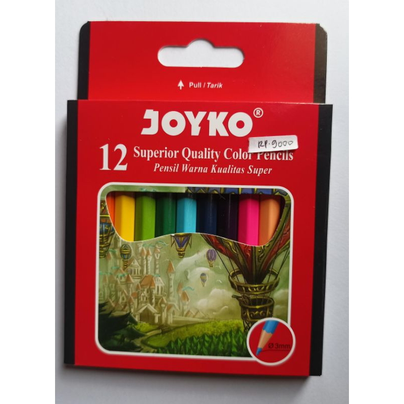 

Pensil Warna Merk Joyko isi 12 mini - CP-102